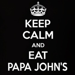 Keep Calm And Eat Papa John's Funny Food Snack Gift Idea T Shirt