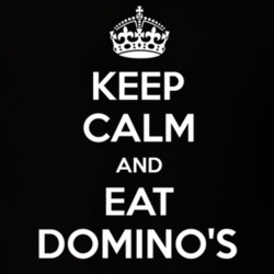 Keep Calm And Eat Domino's Funny Food Snack Gift Idea T Shirt