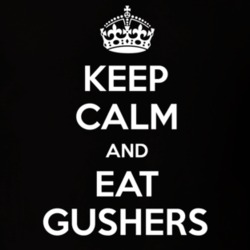 Keep Calm And Eat Gushers Fruit Funny Food Snack Gift Idea T Shirt