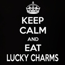 Keep Calm And Eat Lucky Charms Funny Food Snack Gift Idea T Shirt