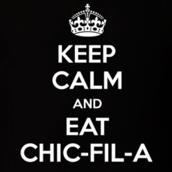 Keep Calm And Eat Chic Fil A Funny Food Snack Gift Idea T Shirt