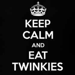 Keep Calm And Eat Twinkies Funny Food Snack Gift Idea T Shirt