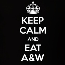 Keep Calm And Eat A&w Funny Food Snack Gift Idea T Shirt