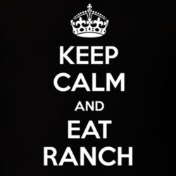 Keep Calm And Eat Ranch Funny Food Snack Gift Idea T Shirt