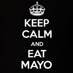 Keep Calm And Eat Mayo Funny Food Snack Gift Idea T Shirt