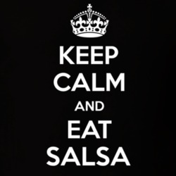 Keep Calm And Eat Salsa Funny Food Snack Gift Idea T Shirt