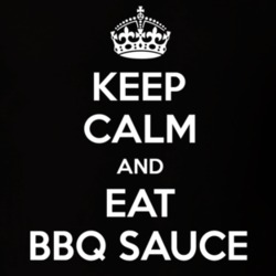 Keep Calm And Eat Bbq Sauce Funny Food Snack Gift Idea T Shirt