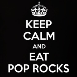 Keep Calm And Eat Pop Rocks Funny Food Snack Gift Idea T Shirt