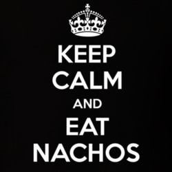 Keep Calm And Eat Nachos Funny Food Snack Gift Idea T Shirt
