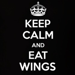 Keep Calm And Eat Chicken Wings Funny Food Snack Gift Idea T Shirt