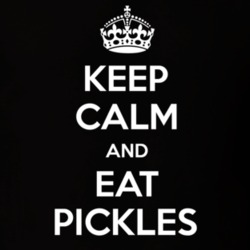 Keep Calm And Eat Pickles Funny Food Snack Gift Idea T Shirt