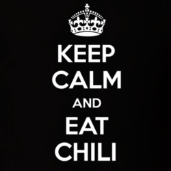 Keep Calm And Eat Chili Funny Food Snack Gift Idea T Shirt