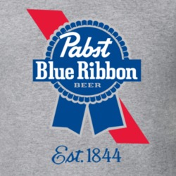 Pabst Blue Ribbon Beer Logo Drink Gift T Shirt