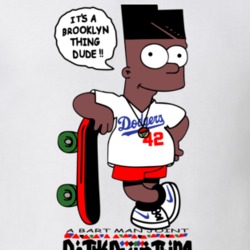 Do The Right Thing Black Bart 90s Classic Retro Gift T Shirt