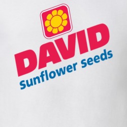David Sunflower Seeds Snack Food Logo Brand Gift T Shirt