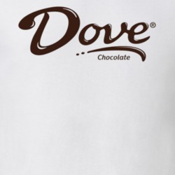Dove Chocolate Snack Food Logo Brand Gift T Shirt
