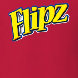 Flipz Pretzels Snack Food Logo Brand Gift T Shirt
