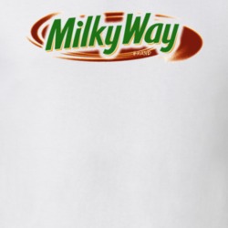 Milky Way Snack Food Logo Brand Gift T Shirt