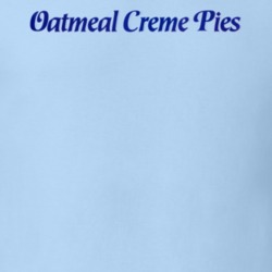 Oatmeal Creme Pies Snack Food Logo Brand Gift T Shirt