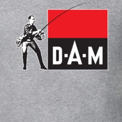 DAM Fishing Tackle Lure Father's Day Dad Gift T Shirt