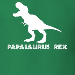 Papasaurus Rex Dad Funny Father's Day Gift T Shirt