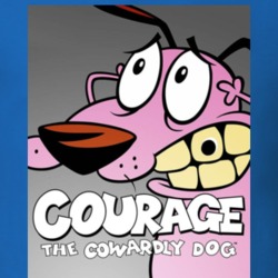 Courage the Cowardly Dog TV Show 90s Kid Gift T Shirt