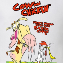Cow and Chicken TV Show 90s Kid Gift T Shirt