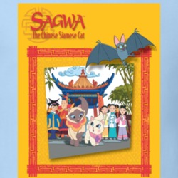 Sagwa the Chinese Siamese Cat TV Show 90s Kid Gift T Shirt