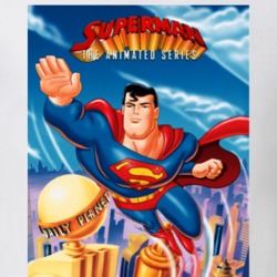 Superman The Animated Series TV Show 90s Kid Gift T Shirt