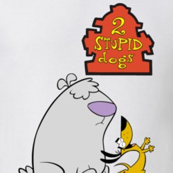 2 Stupid Dogs TV Show 90s Kid Cartoon Gift T Shirt