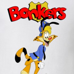 Bonkers TV Show 90s Kid Cartoon Gift T Shirt