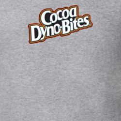 Cocoa Dyno-bites Cereal Food Logo Gift T Shirt