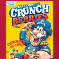Cap'n Crunch With Crunch Berries Cereal Food Logo Gift T Shirt