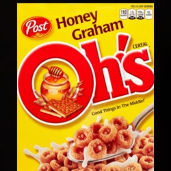 Honey Graham Oh's Cereal Food Logo Gift T Shirt