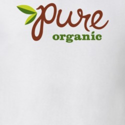 Pure Organic Chocolate Brownie Bar Snack Brand Logo Gift T Shirt