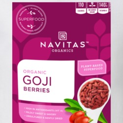 Navitas Organics Goji Berries Organic Snack Brand Logo Gift T Shirt