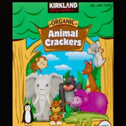 Kirkland Signature Animal Crackers Organic Snack Brand Logo T Shirt
