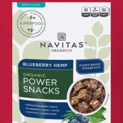 Navitas Organics Blueberry Hemp Organic Snack Brand Logo Gift T Shirt
