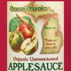 Santa Cruz Organic Apple Sauce Organic Snack Brand Logo Gift T Shirt