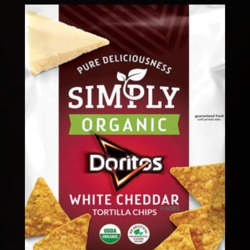 Simply Organic White Cheddar Organic Snack Brand Logo Gift T Shirt
