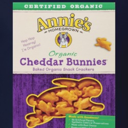 Annie's Organic Cheddar Bunnies Organic Snack Brand Logo Gift T Shirt
