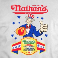 Joey Chestnut Nathan's Eating Contest Replica T Shirt