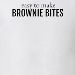 Brownie Bites Snack Brand Logo Gift T Shirt