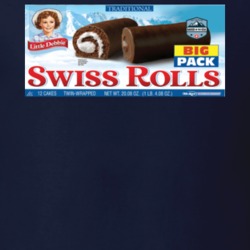 Swiss Rolls Snack Brand Logo Gift T Shirt