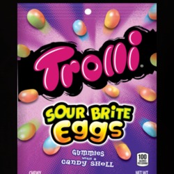 Trolli Gummies Snack Brand Logo Gift T Shirt
