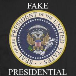 Fake Presidential Seal Funny Anti Trump T Shirt