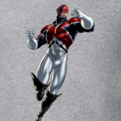 Captain Britain Superhero Comic Fan Gift T Shirt