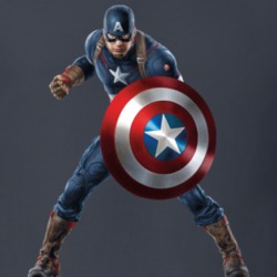 Captain America Superhero Comic Fan Gift T Shirt
