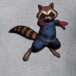 Rocket Raccoon Superhero Comic Fan Gift T Shirt
