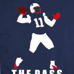 Julian Edelman The Pass New England Football Danny T Shirt